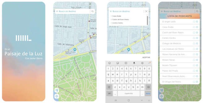 App En el Paisaje de La Luz