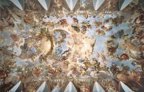 Bóveda con la Apoteosis de la Monarquía Española GIORDANO, LUCA © Museo Nacional del Prado Bóveda con la Apoteosis de la Monarquía Española GIORDANO, LUCA © Museo Nacional del Prado