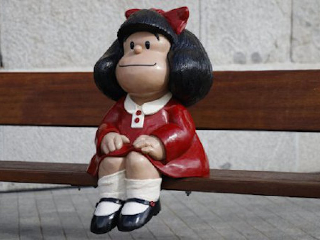 Escultura de Mafalda
