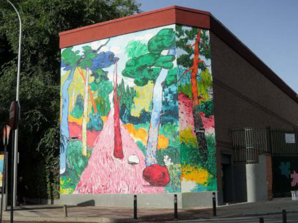 Carabanchel, un barrio con mucho arte - Mural Abraham Lacalle