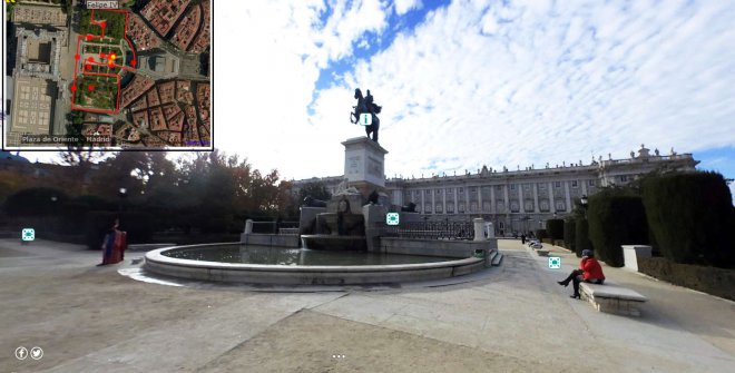Paseo Virtual por los Jardines de la Plaza de Oriente&nbsp;(Vivir los Parques)